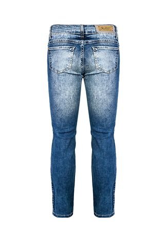 Calça Jeans Joy By Morena Rosa Skinny Cool Azul