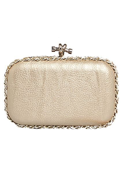 Clutch FiveBlu Corrente Dourada - Marca FiveBlu