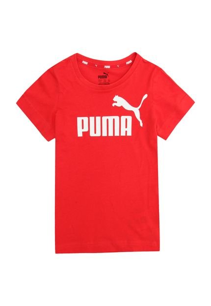 Camiseta Puma Infantil Logo Vermelha - Marca Puma