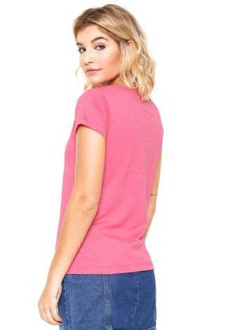 Camiseta Roxy Tropical Rosa