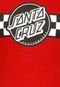 Camiseta Santa Cruz Contest Vermelha - Marca Santa Cruz