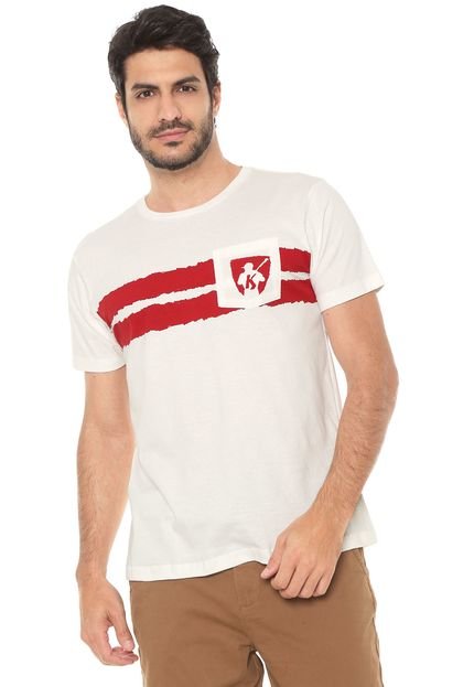 Camiseta Mr Kitsch Estampada Off-white - Marca MR. KITSCH