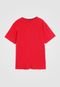 Camiseta Milon Infantil Lisa Vermelha - Marca Milon