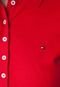 Camisa Polo Tommy Hilfiger Bordada Vermelha - Marca Tommy Hilfiger