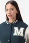 Jaqueta Only College M Azul - Marca Only