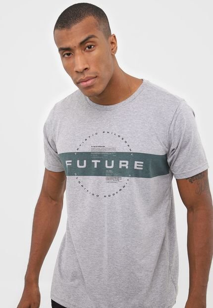 Camiseta FiveBlu Future Cinza - Marca FiveBlu