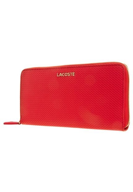 Carteira Lacoste Wallet Vermelha - Marca Lacoste