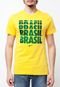 Camiseta Nike CBF Brasil Core Type Tee Amarela - Marca Nike