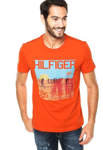 Camiseta Tommy Hilfiger Surf Laranja - Marca Tommy Hilfiger