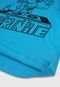 Camiseta Fortnite Infantil Full Print Azul - Marca Fortnite