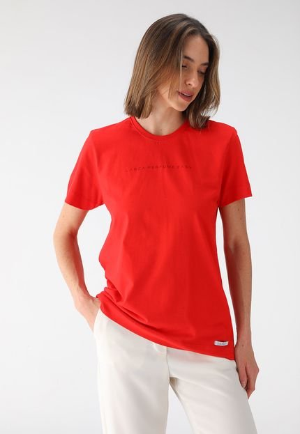Camiseta Lança Perfume Logo Vermelha - Marca Lança Perfume