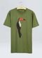 T-shirt Osklen Vintage Tucano Recorte  Verde - Marca Osklen