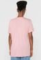 Camiseta Colcci Tropicalismo Rosa - Marca Colcci