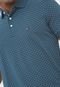Camisa Polo Tommy Hilfiger Reta Padronagem Azul - Marca Tommy Hilfiger
