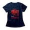 Camiseta Feminina Visit Mars - Azul Marinho - Marca Studio Geek 