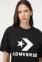 Camiseta Converse Go-to Star Chevron Preta - Marca Converse