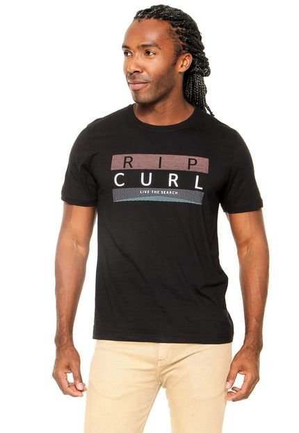 Camiseta Rip Curl Cavem Preta - Marca Rip Curl