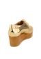 Oxford Luiza Barcelos Wingtip Dourado - Marca Luiza Barcelos