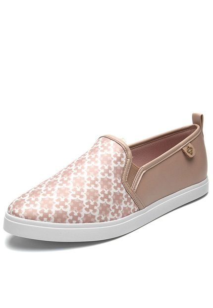 Slip On Capodarte Monograma Nude - Marca Capodarte