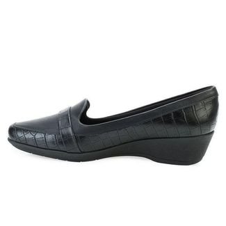 Sapato Feminino Anabela Piccadilly Conforto Calce Perfeito - Preto