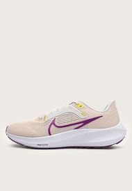 Tenis Running Salmón-Violeta-Gris Nike Air Zoom Pegasus 40
