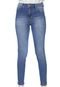 Calça Jeans Indigo Jeans Skinny Cropped Estonada Azul - Marca Indigo Jeans