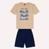 Conjunto Infantil Menino Kyly Bege - Marca Kyly