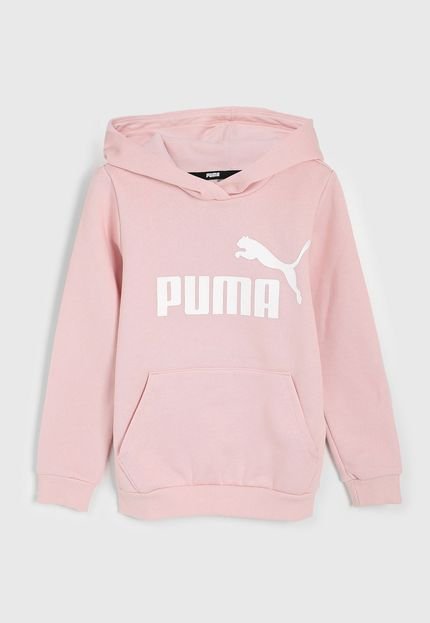 Blusa Puma Infantil Com Capuz Rosa - Marca Puma