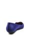 Slipper Vizzano Veludo Bordado Azul - Marca Vizzano