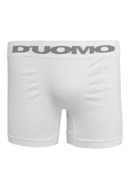 Cueca Duomo Boxer Sem Costura Branca - Marca CUECAS D'UOMO