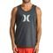 Regata Hurley Icon Oversize SM25 Masculina Mescla Preto - Marca Hurley