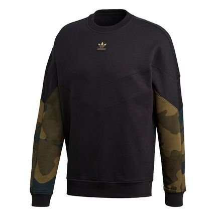 Adidas Blusa Moletom Camouflage Crew - Marca adidas