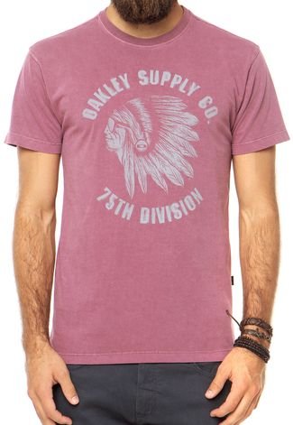 Camiseta Oakley Supply Roxa