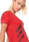 Camiseta adidas Performance Run It 3s Vermelha - Marca adidas Performance