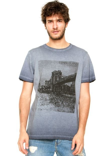 Camiseta Timberland Brooklin Bridge Cinza - Marca Timberland