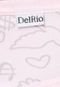 Kit 2 Calcinhas DelRio Fashion Rosa/Branco - Marca DelRio