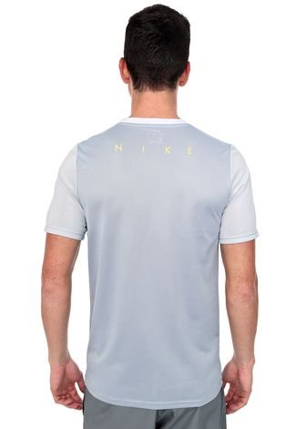 Camiseta Nike M Nk Dry Acdpr Cinza/Azul