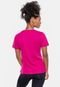 Camiseta Ecko Feminina Estampada Pink Neon - Marca Ecko
