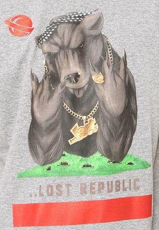Camiseta …Lost Republic Cinza
