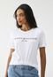 Camiseta Tommy Hilfiger Reta Logo Branca - Marca Tommy Hilfiger