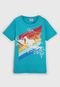 Camiseta Brandili Infantil Surf Azul - Marca Brandili