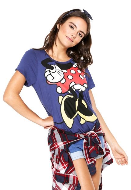 Blusa Cativa Minnie Azul-Marinho - Marca Cativa Disney