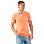 Camisa Polo Acostamento Resort IN23 Laranja Masculino - Marca Acostamento