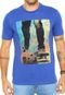 Camiseta Nicoboco Slim Fit Walk Azul - Marca Nicoboco