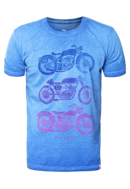 Camiseta FiveBlu Motor Azul - Marca FiveBlu