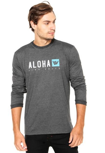 Camiseta Hang Loose Aloha Cinza - Marca Hang Loose