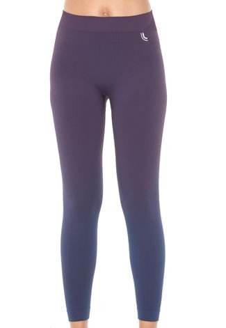 Legging Leggens de Grunge Roxo Ombré