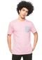 Camiseta Naxos Manga Curta Bolso Rosa - Marca Naxos