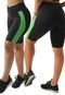 Kit 2 Bermudas Tela Suplex Fitness Short Legging - Marca Click Mais Bonita