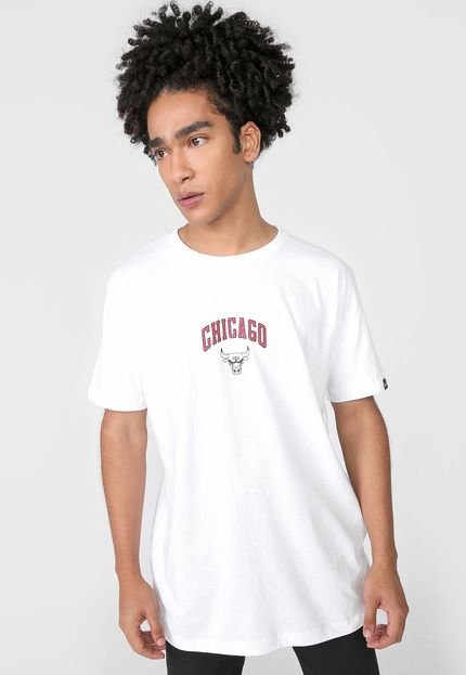 Camiseta New Era Chicago Bulls NBA Branca - Marca New Era